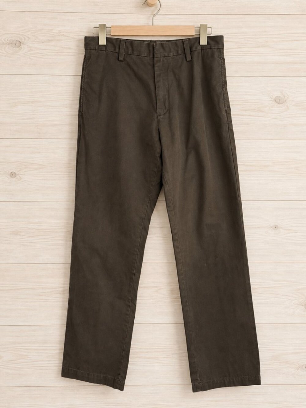 Banana Republic Gavin Chino Men's Brown Casual Flat Front Pants 31x30